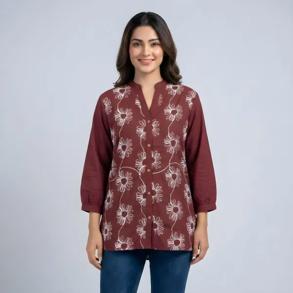Embroidered Top
